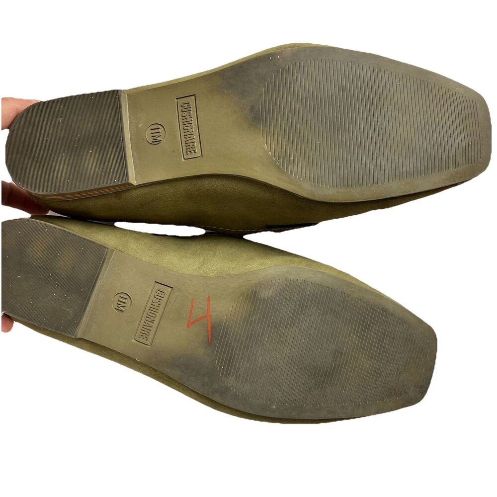 Cushionaire Gramercy Loafers Olive Green Slip On Women Size 11 - Picture 8 of 12